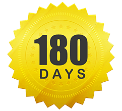 180-day money-back guarantee